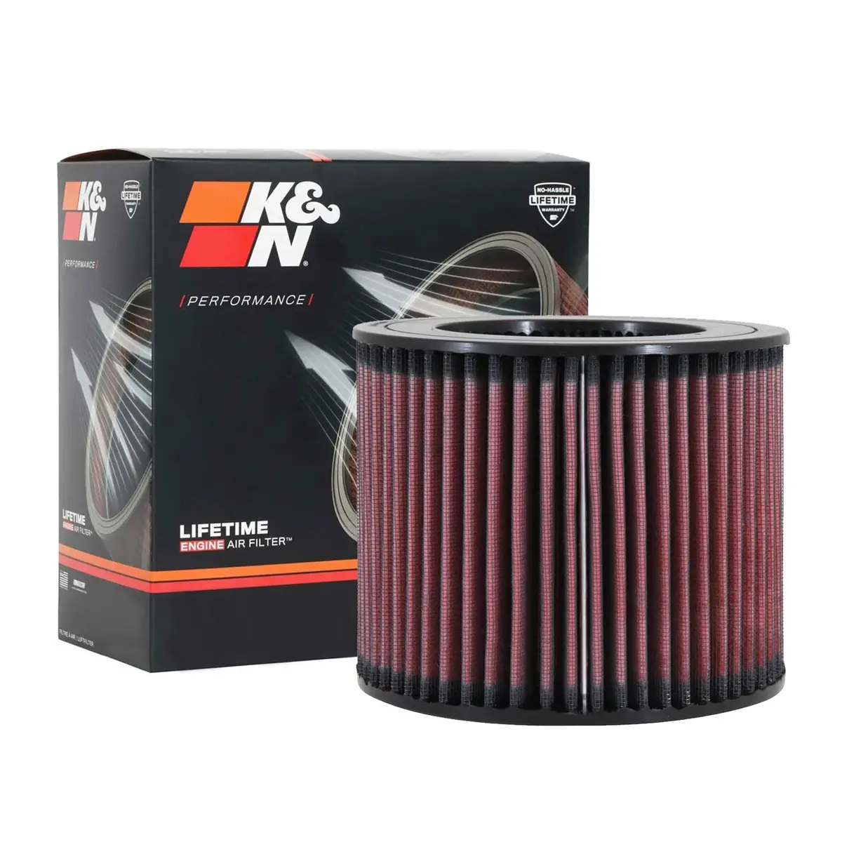 K&N Engine Air Filter Washable E-2443 For Toyota Lc Prado 90, Lc70, Lc100, Lexus Lx450 1996-1997 1