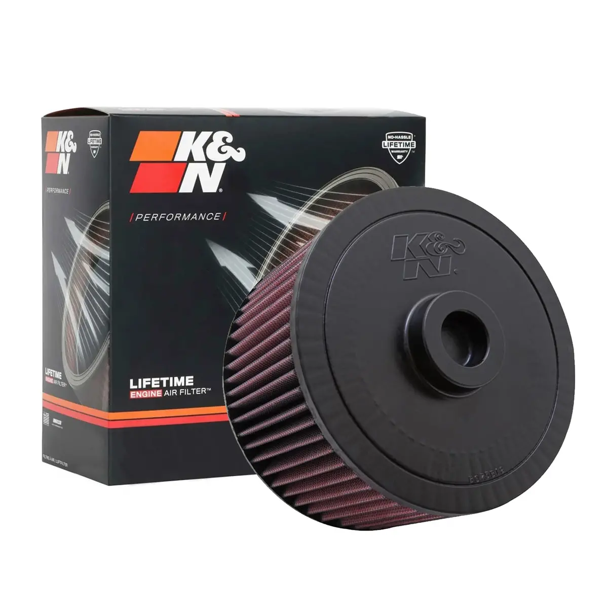 K&N Engine Air Filter Washable E-2444 For Toyota Lc Prado, Lc80, Lc100 2005-2007 1