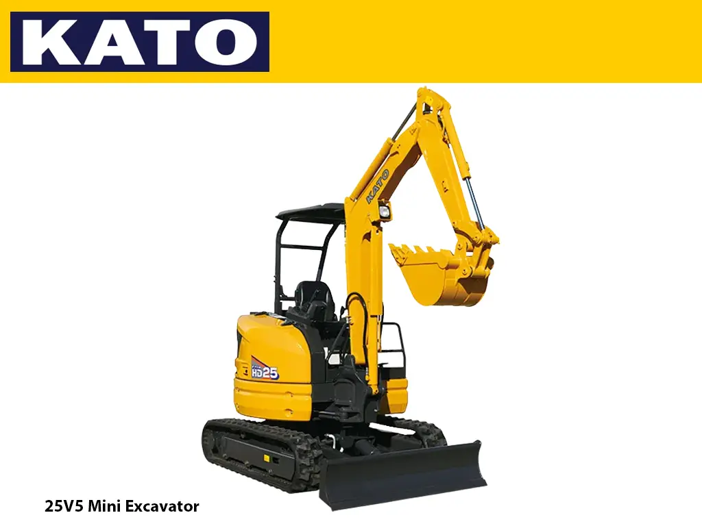 Kato 25V5 Mini Excavator 1
