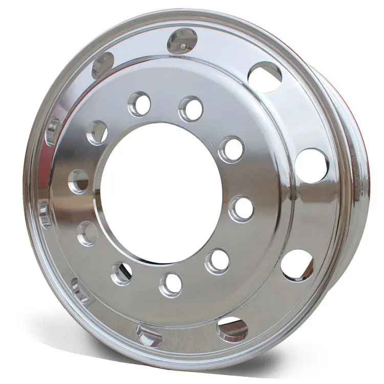 24.5X8.25 Accuride 10X11.25 Stud Pilot (Budd) Standard Polish Both Sides 1