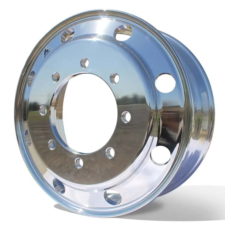 22.5X8.25 Accuride 8X275mm Hub Pilot High Polish Both Sides 1