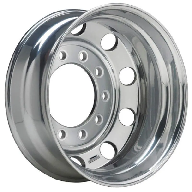 24.5X8.25 Accuride 10X11.25 Stud Pilot (Budd) High Polish Both Sides 1