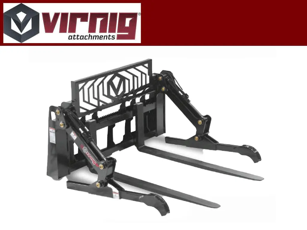 Virnig V60 Two-Cylinder Pipe And Mat Pallet Fork Grapple 1