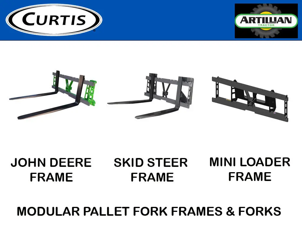Curtis / Artillian Modular Pallet Forks, 3000 Lbs. Frame 1