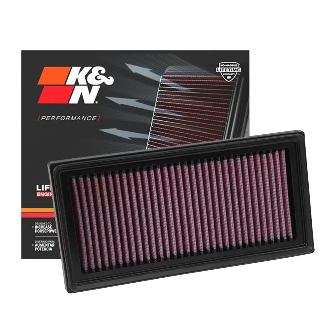 K&N Engine Air Filter Washable 33-3016 For Toyota Vios 2013-Up, Rush 2017-Up, Avanza 2015-2022, Yaris G 2015, Mitsubishi Mirage G4 2012-Up, Xpander 2017-Up 1