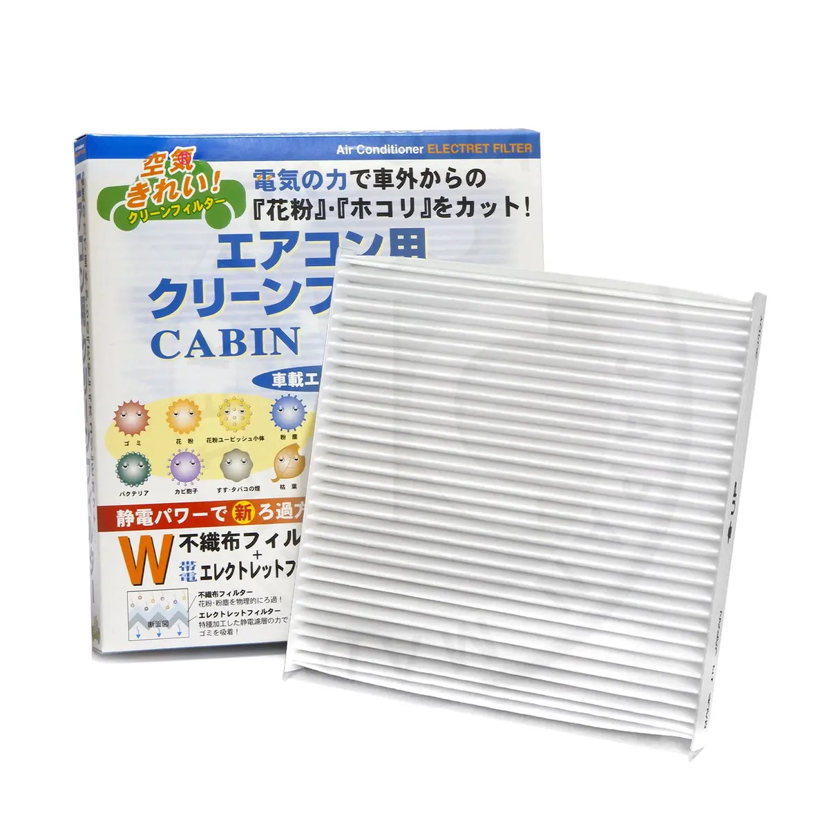 Vic Cabin Filter Ac-808E For Honda City, Jazz, Brio, Cr-V 1