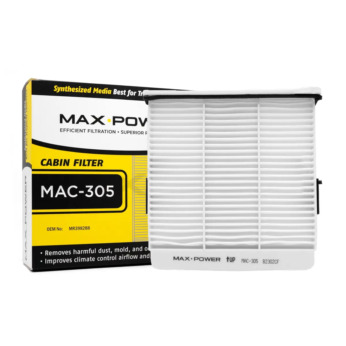 Max Power Cabin Filter Mac-305 For Mitsubishi Montero, Strada, Triton 2008-2016, Grandis, Lancer 2000-2009 1