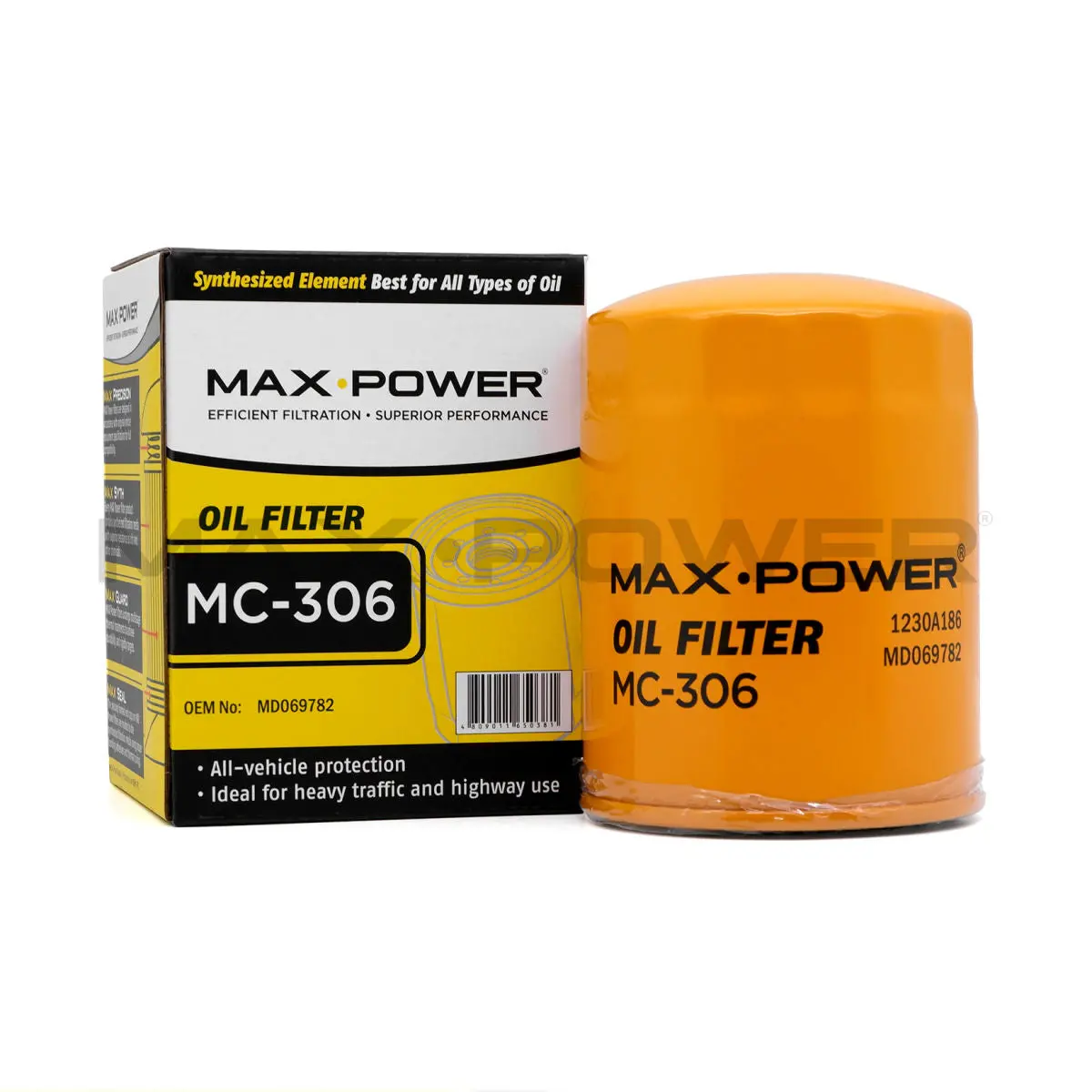 Max Power Oil Filter Mc-306 For Mitsubishi L200, L300, Adventure, Montero, Strada, Hyundai Starex 1