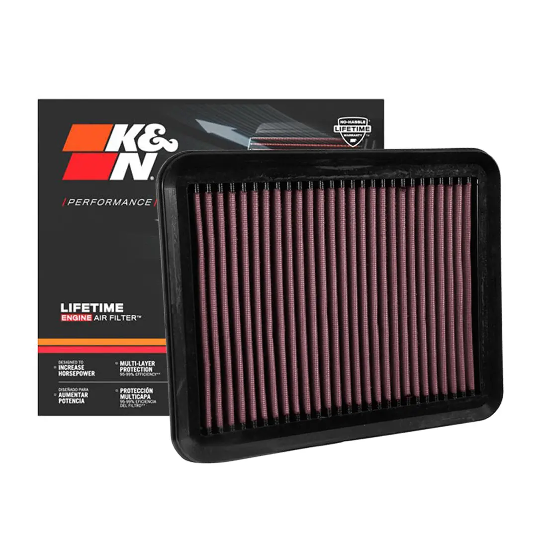 K&N Engine Air Filter Washable 33-3062 For Toyota Land Cruiser Prado 2.8 2015-2024 1