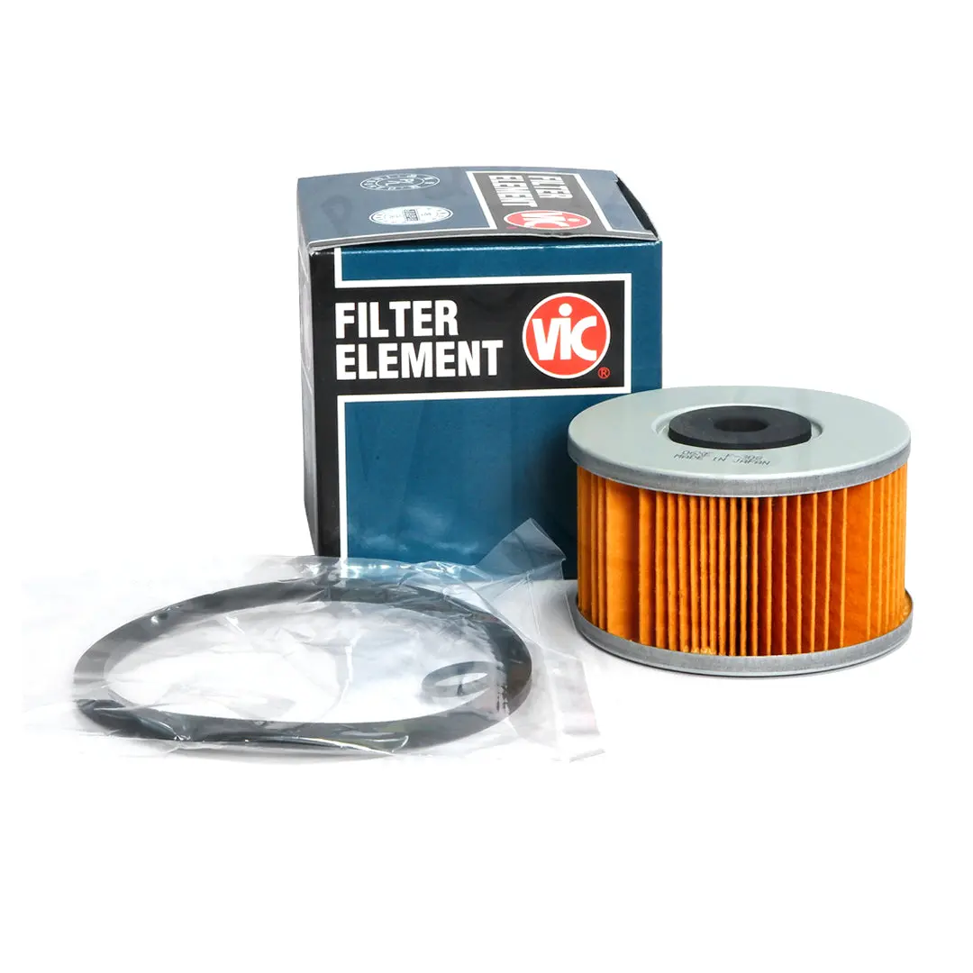 Vic Fuel Filter Element Type F-308 For Mitsubishi Canter 2.7L 4Dr5 1972- 1