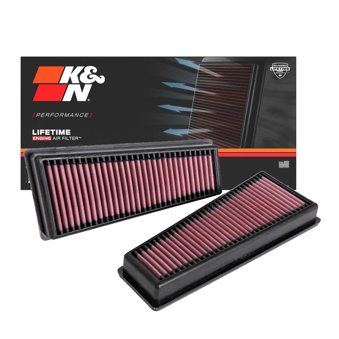 K&N Engine Air Filter Washable 33-3140 For Mercedes-Benz G63 Amg 4.0L 2019-2024 1