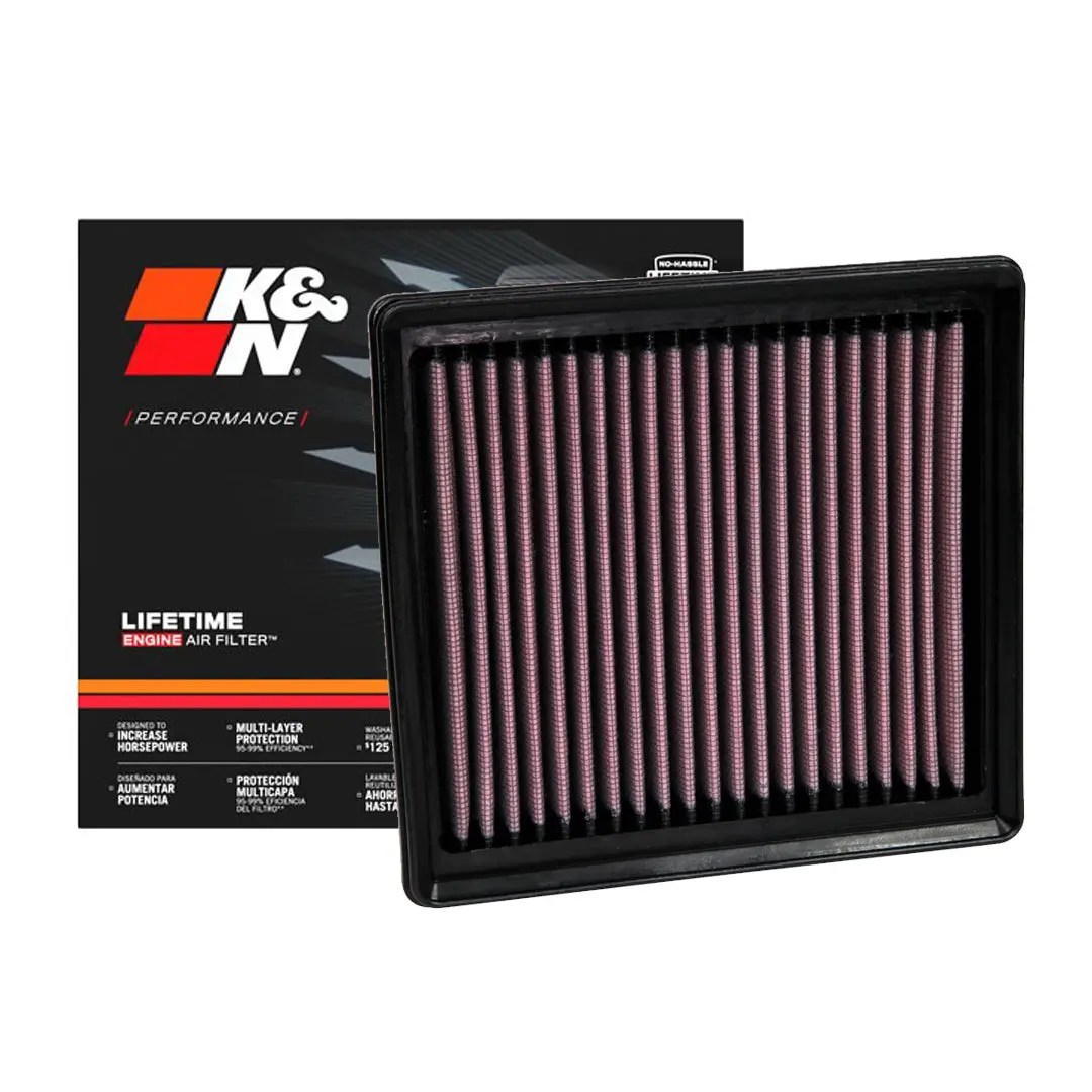 K&N Engine Air Filter Washable 33-3154 For Lexus Ux250h 2.0 2019-Up, Yaris Hybrid 1.5, Corolla Hybrid 1