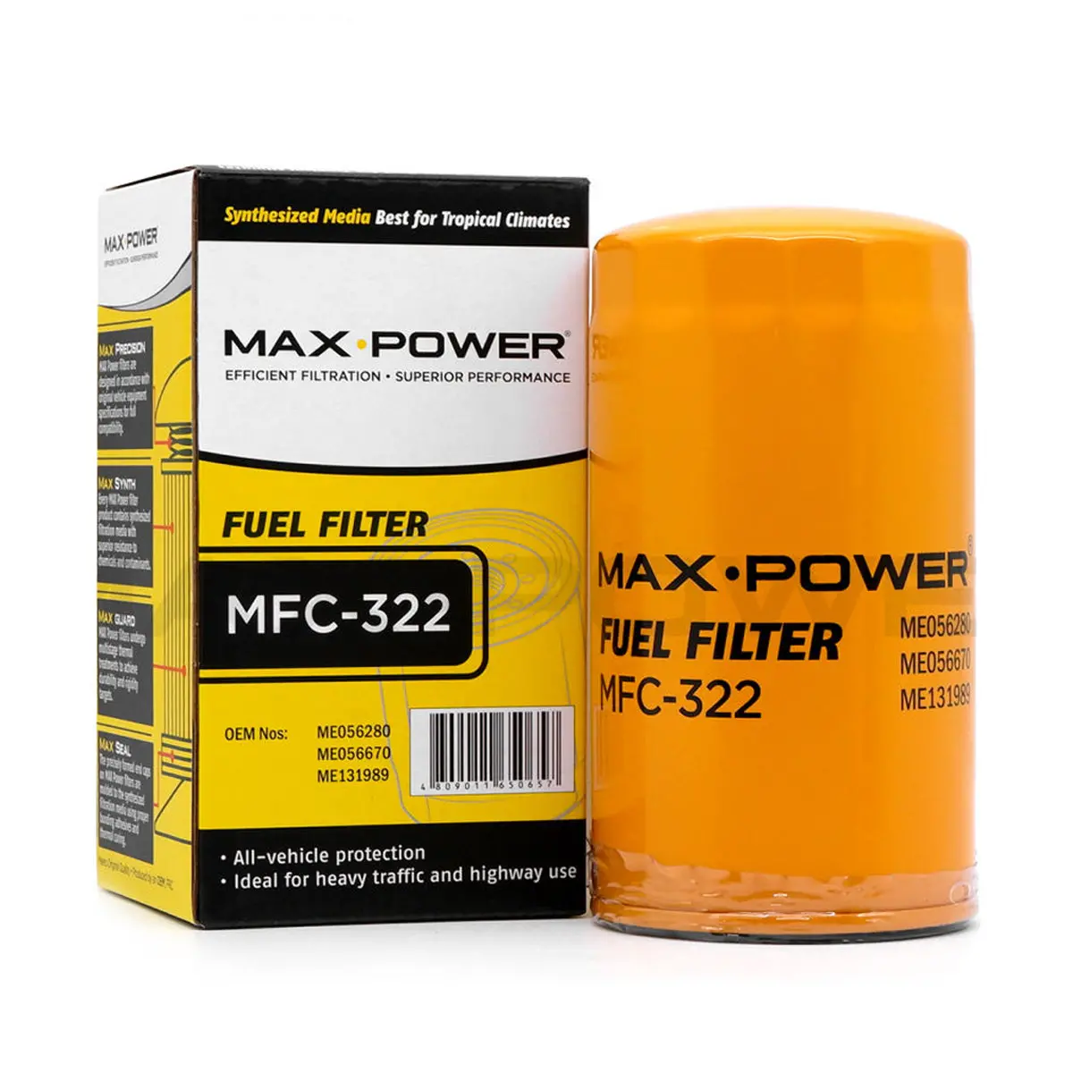 Max Power Fuel Filter Mfc-322 For Mitsubishi Fuso 6D22, 6D22t 1