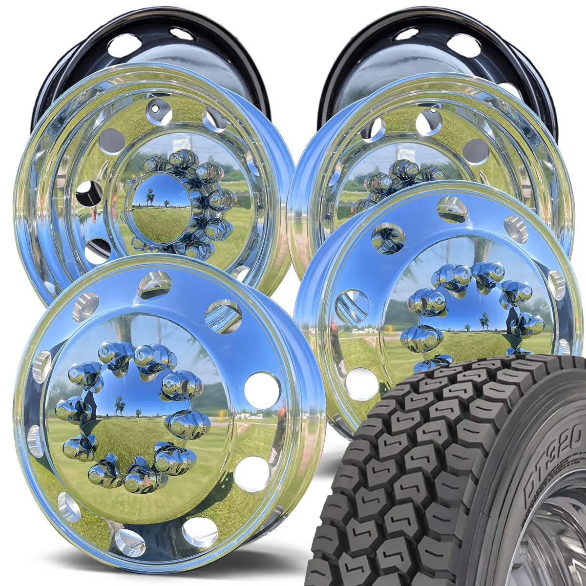 Dynatrac Dt320 Off Road Mounted On 22.5 Northstar Wheel Ram 4500/5500 (2008-2011) 1