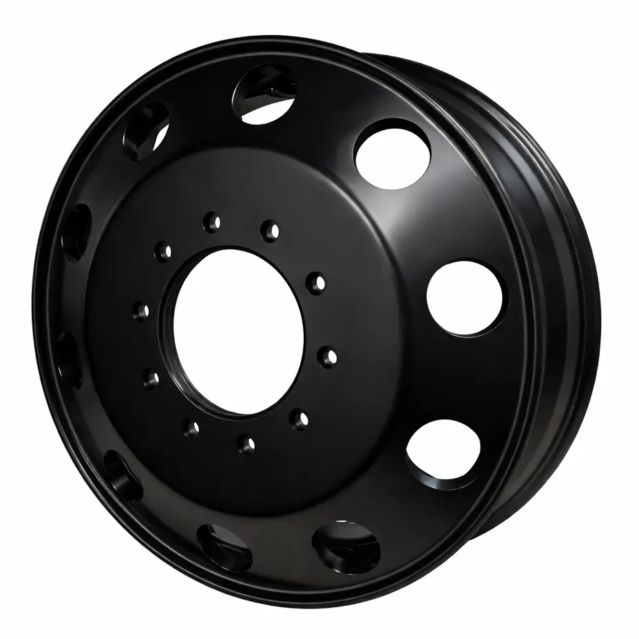 Northstar 22.5X6.75 10X225mm Direct Bolt Aluminum Satin Black 1