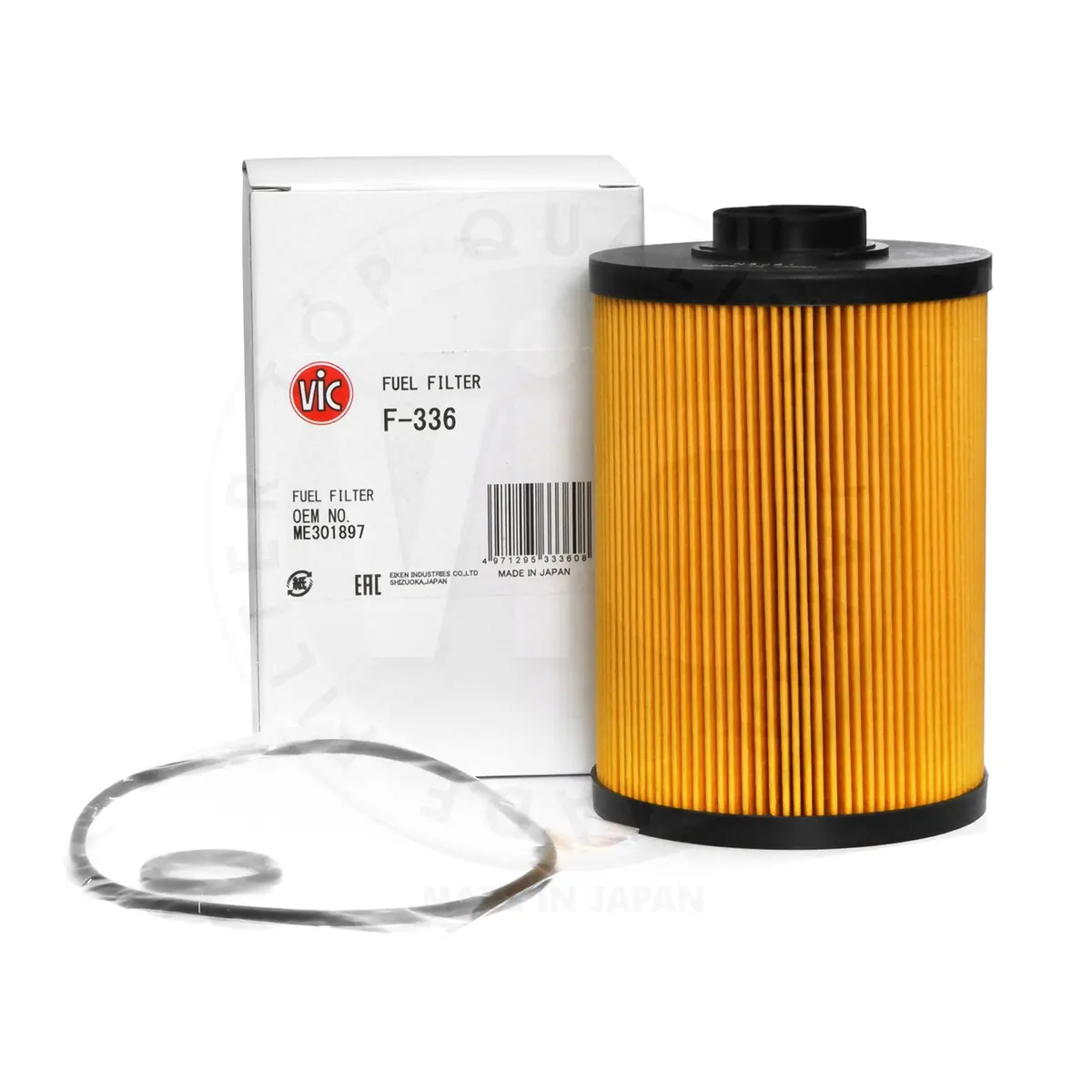 Vic Fuel Filter Element Type F-336 For Fuso Fighter 6M60-T, 4M50, Nissan Ud Fe336j 1