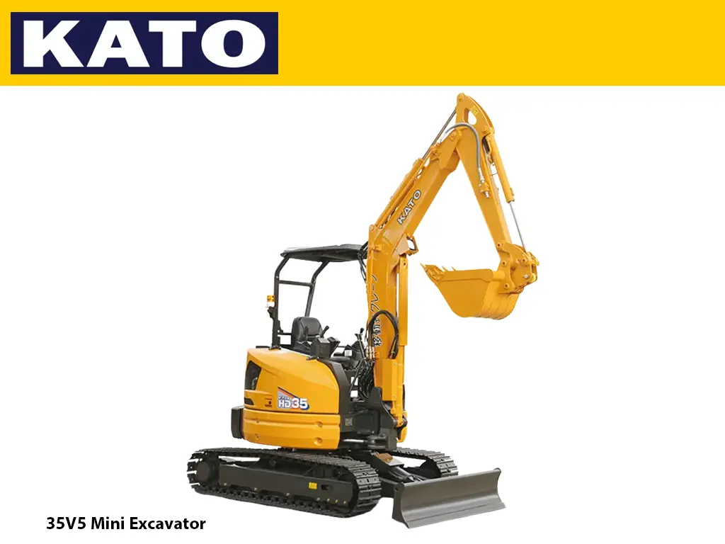 Kato 35V5 Mini Excavator 1