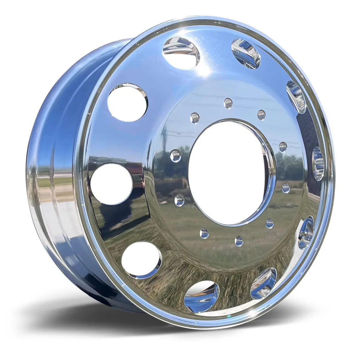 19.5X6.75 Northstar Mirror Polish Both Sides 2008-Present Dodge Ram 4500/5500 & 2005-Present Ford F450/F550 Drw 10X225mm 1