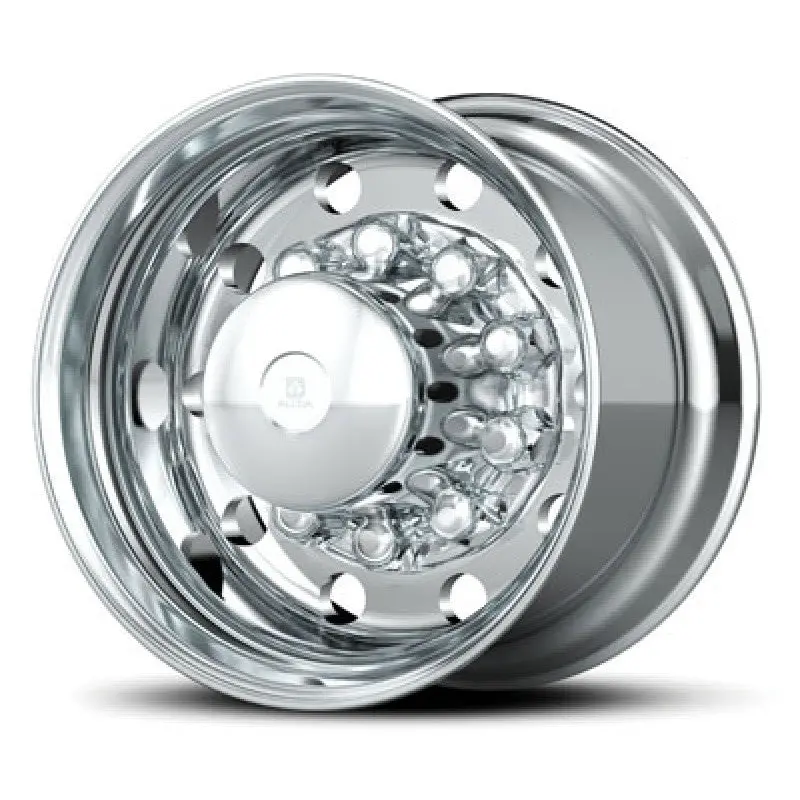 22.5X14.00 Alcoa 10X285mm Hub Pilot Mirror Polished (2" Offset) 1