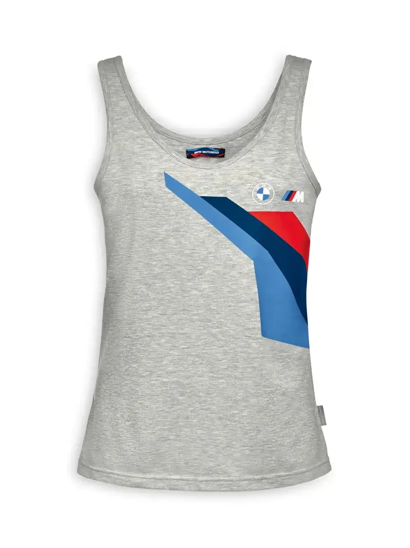 Bmw Motorrad Women's Motorsport Tank Top, Heather Gray 1