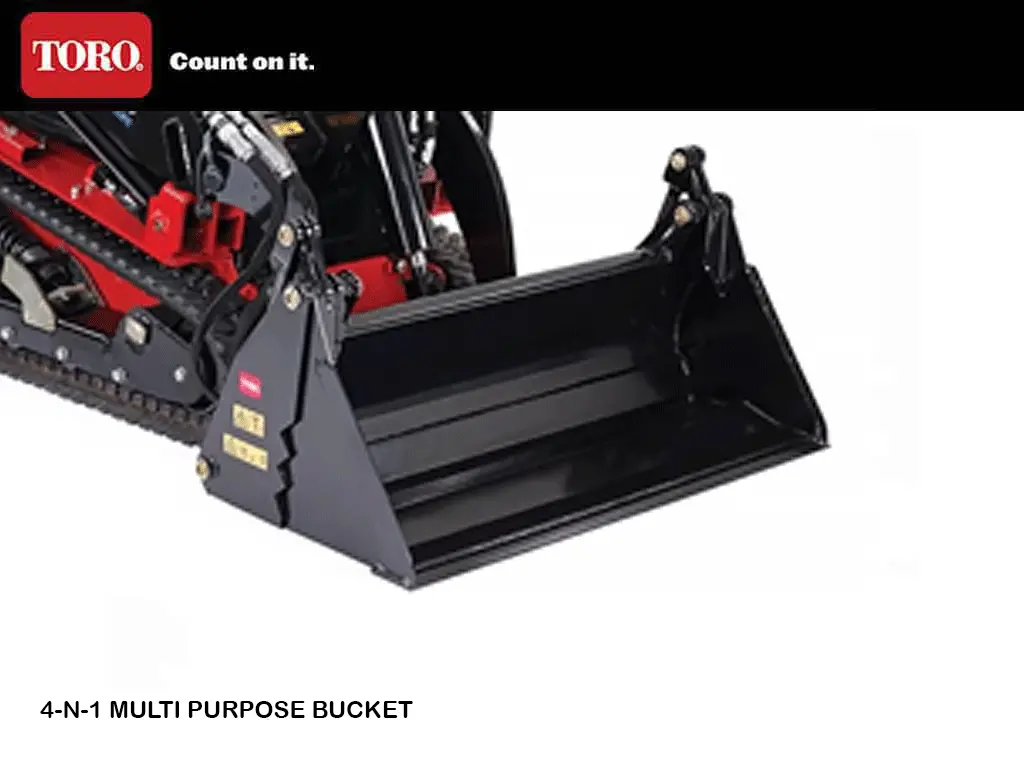 Toro 4-In-1 Bucket For Mini Loader 1