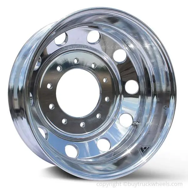 19.5 Accuride 10X225mm High Polished Both Sides Ford F450/F550 Kit 2