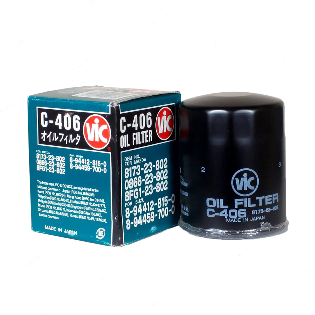 Vic Oil Filter C-406 For Isuzu Gemini, Ford Telstar, Fierra Gas 1