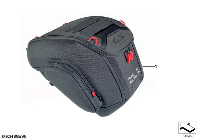 Bmw Oem Tank-Top Bag R1300gsa 2024-2025 1