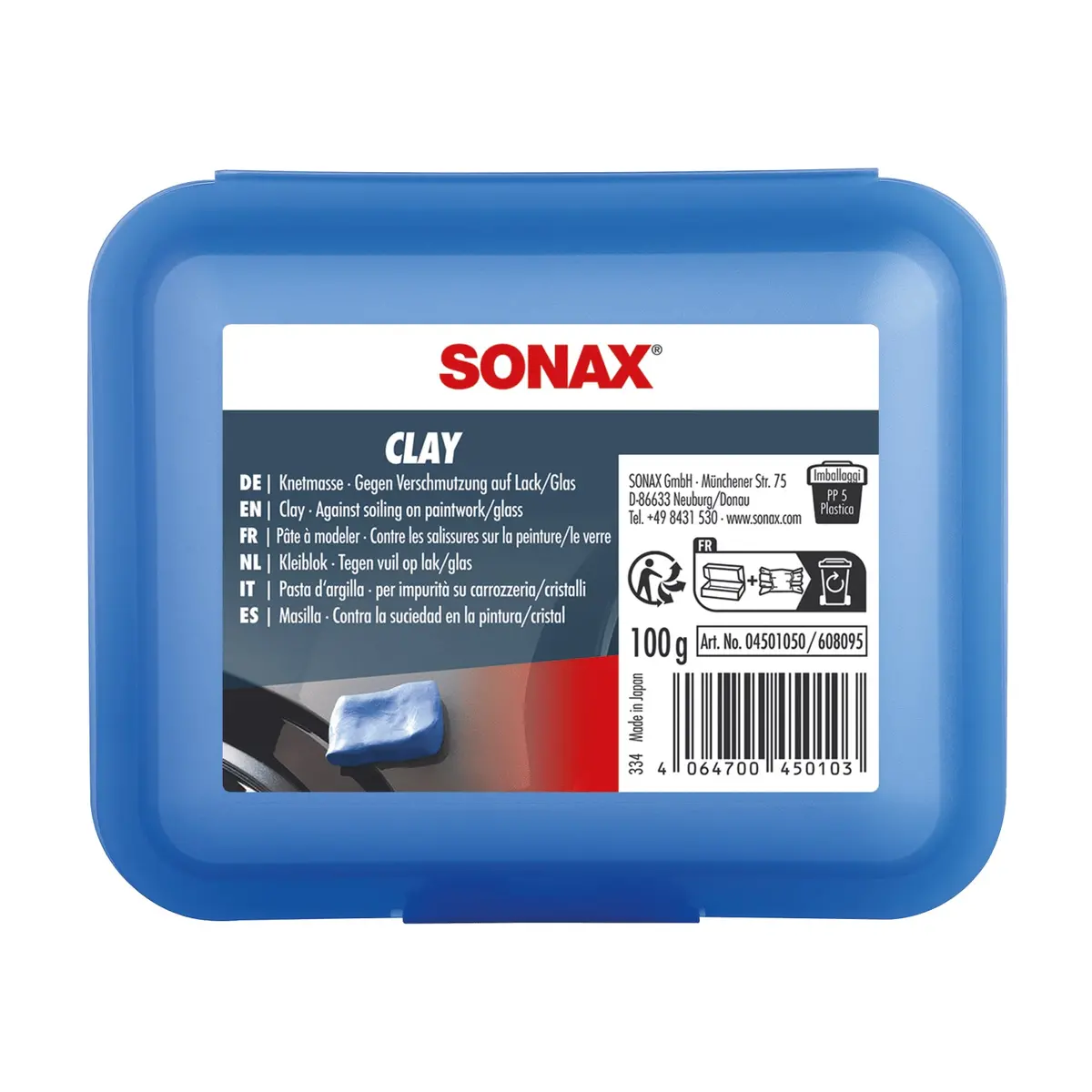 Sonax Paintwork Clay Lackpeeling Blue 100G 1