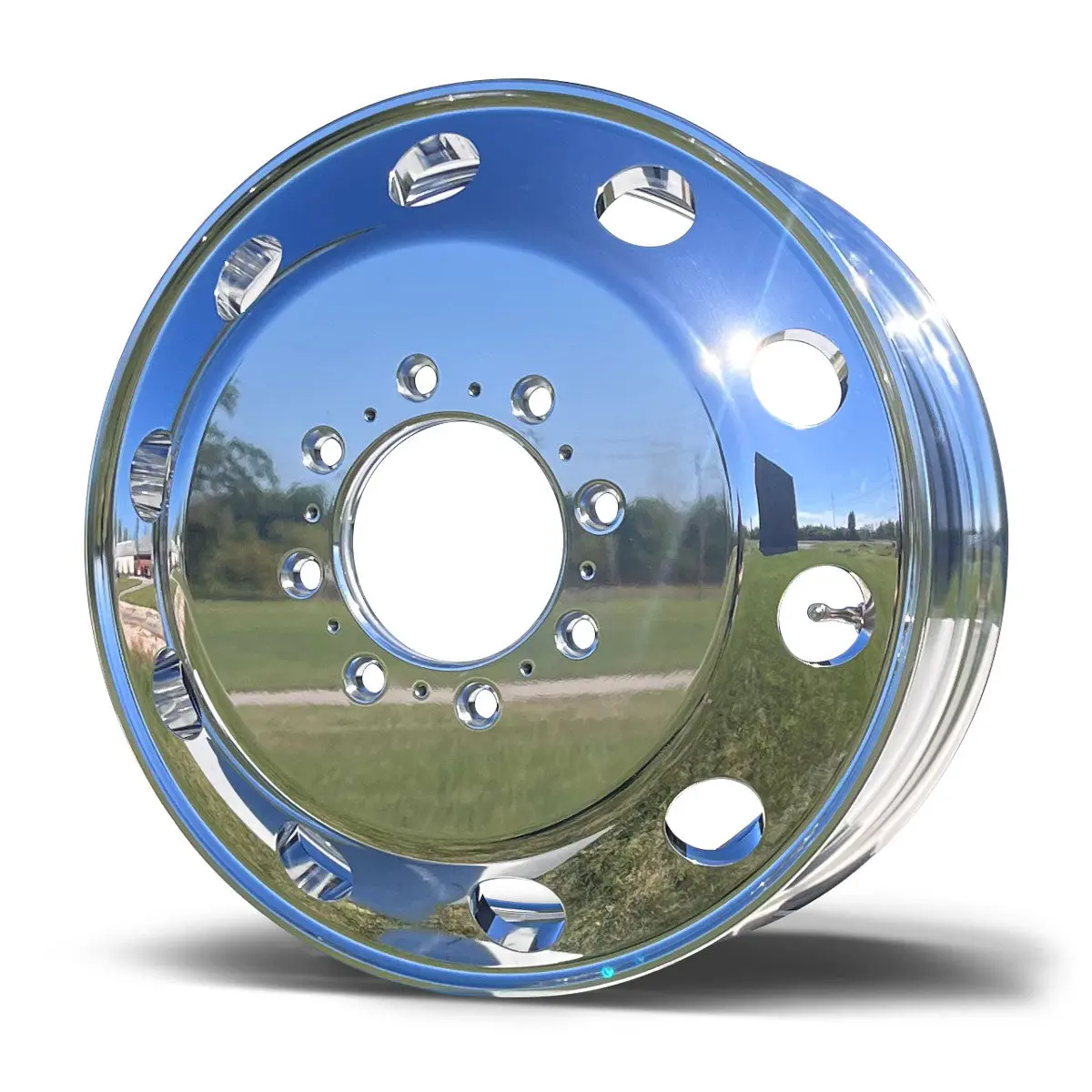 17.0X6.00 Northstar 8X6.5" Hub Pilot Mirror Polished Both Sides (Ram 3500 Drw 1994-2018) 1
