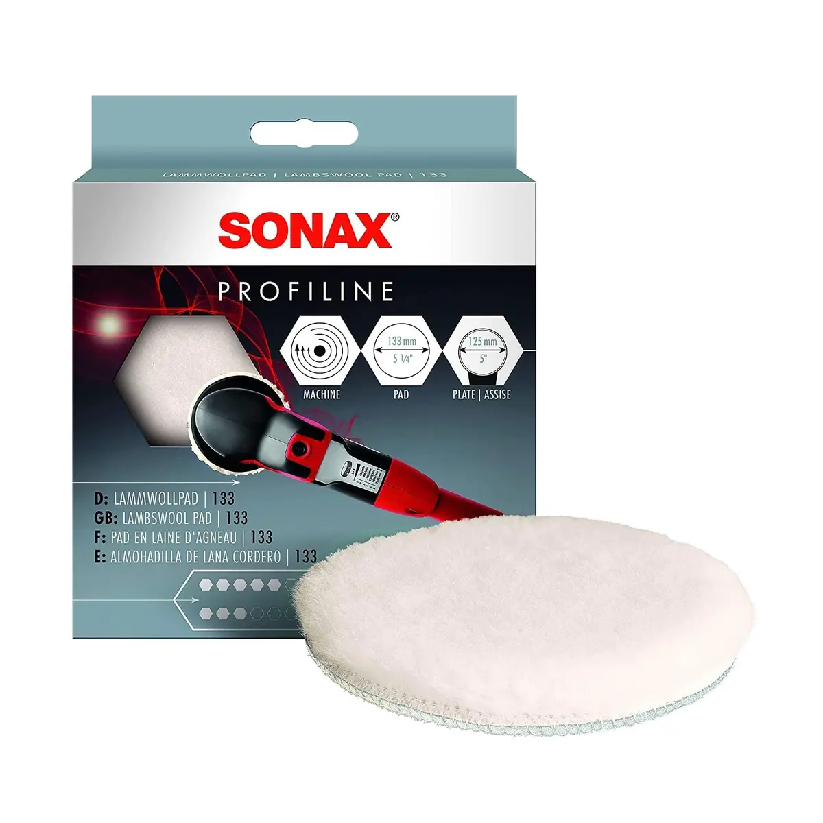 Sonax Lambskin Pad 130Mm 1Pc 1