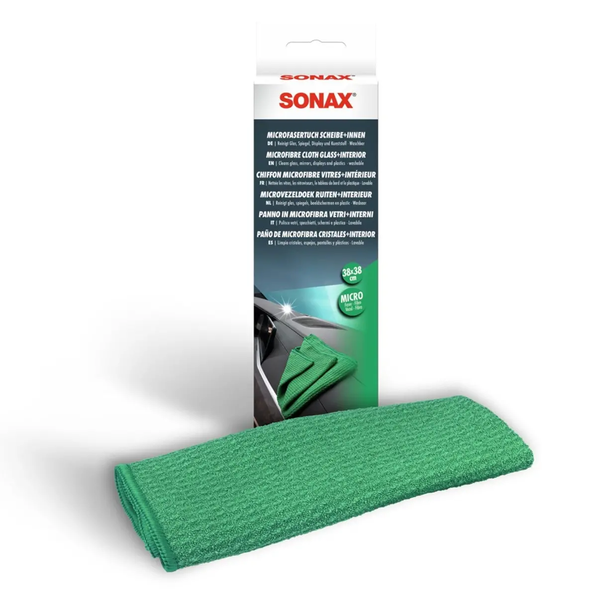Sonax Microfibre Cloth Glass + Interior 38Cm X 38Cm 1Pc. 1
