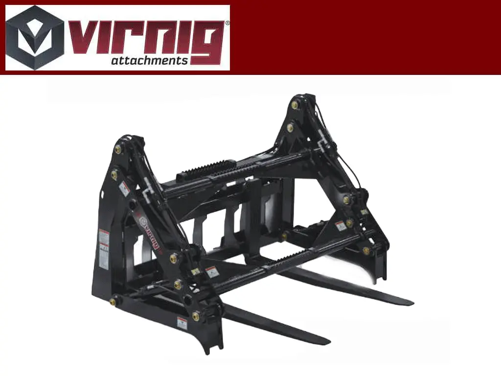 Virnig V60 Four-Cylinder Pipe Pallet Fork Grapple 1