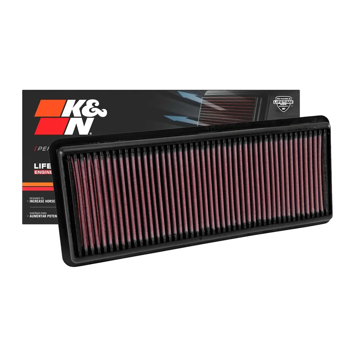 K&N Engine Air Filter Washable 33-5040 For Mazda Mx5 2015-2020, Mx5 Iv, Mx5 Miata 2016-2025, Roadster 2015 1