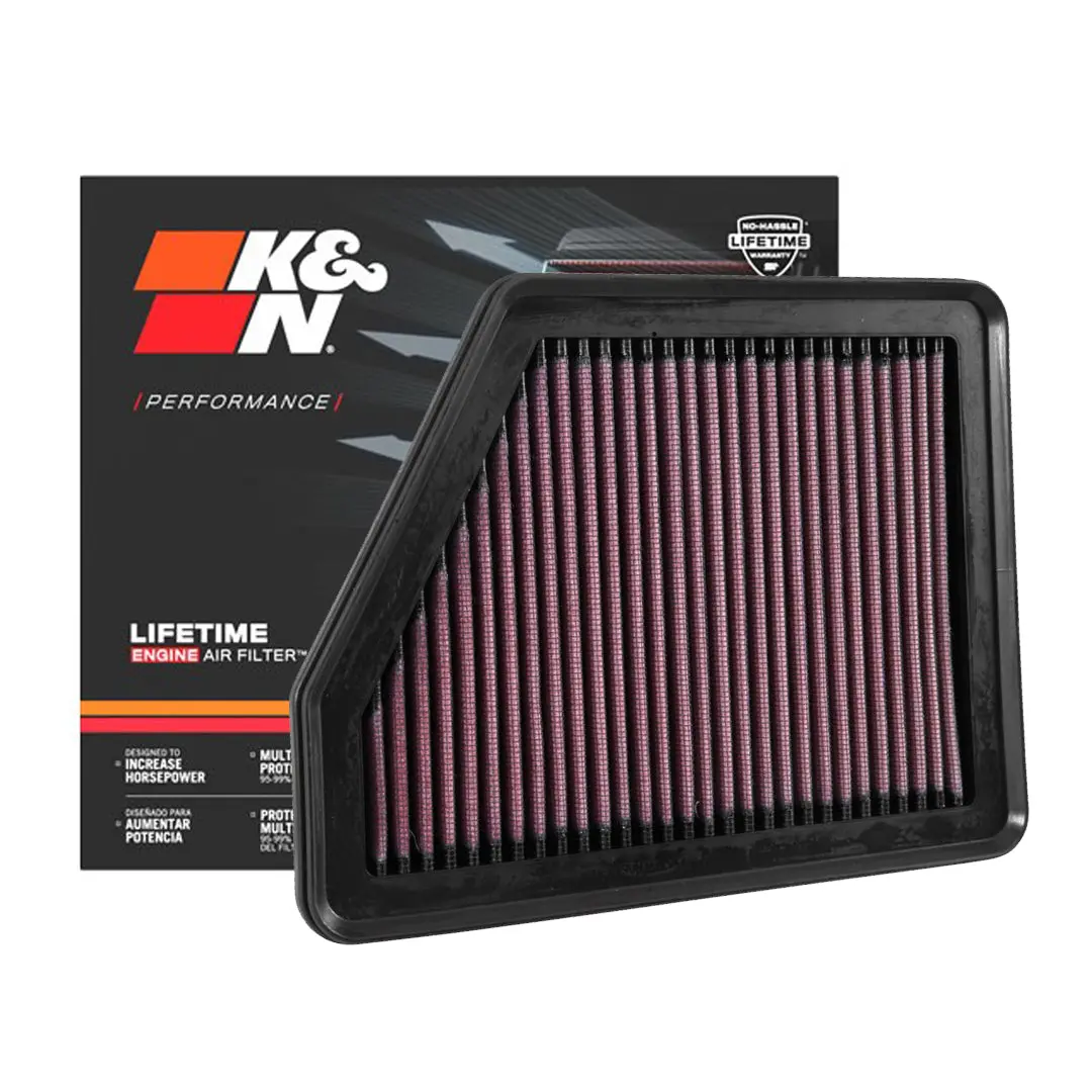 K&N Engine Air Filter Washable 33-5045 For Honda Civic Fc 2016-2018, Hrv Non Turbo 2023-Up 1
