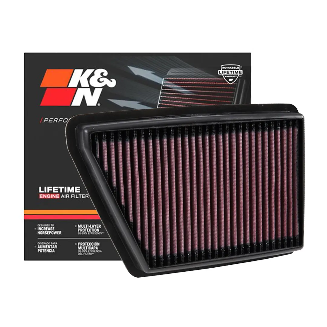 K&N Engine Air Filter Washable 33-5063 For Honda Crv 2.4 2017-2019 1