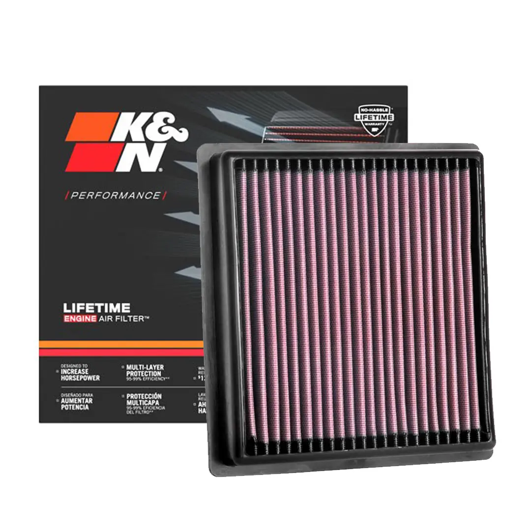 K&N Engine Air Filter Washable 33-5092 For Subaru Wrx Sti 2.5L 2019-2021 1