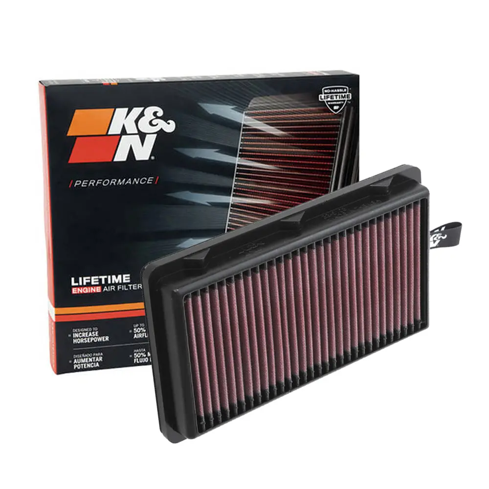 K&N Engine Air Filter Washable 33-5108 For Hyundai Staria 2023, Santa Fe, Sonata, Tucson, Santa Cruz 2020-Up, Kia Sorento 2020-Up 1