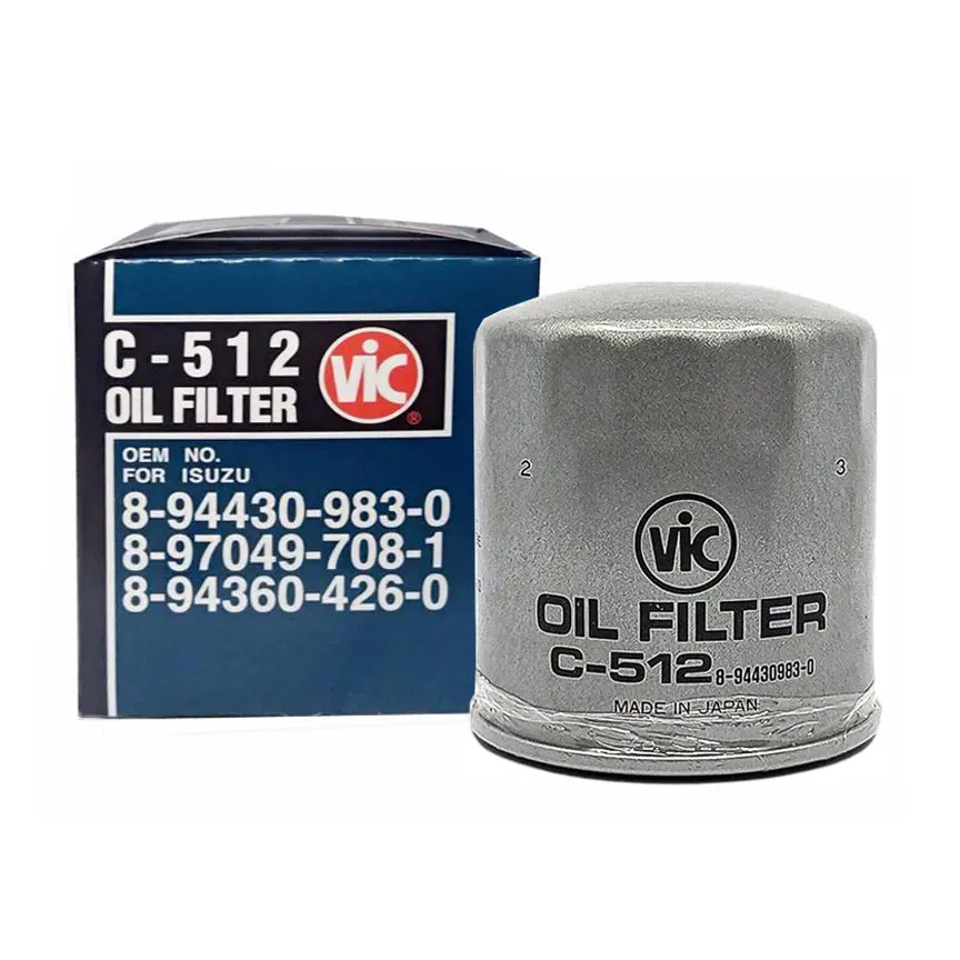 Vic Oil Filter C-512 For Isuzu Fuego, Nhr 55 E, Crosswind, Hi-Lander 1