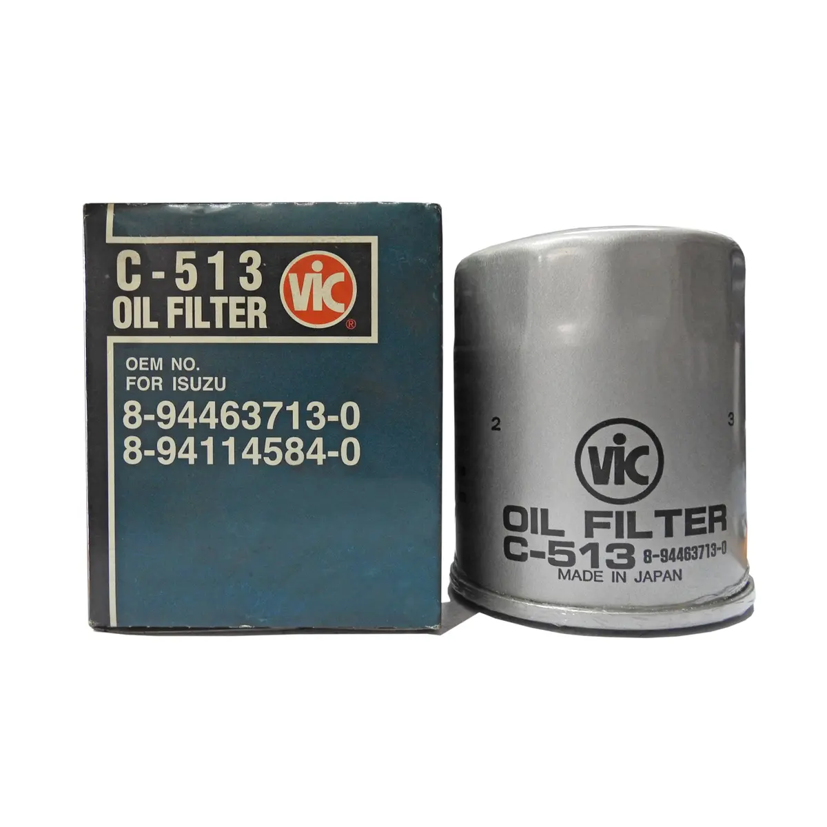 Vic Oil Filter C-513 For Isuzu 4Bc2, 4Ba1 Nkr 1