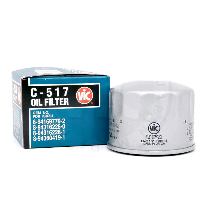 Vic Oil Filter C-517 For Isuzu 4Fg1, 4Hg1, 4Hj1 1