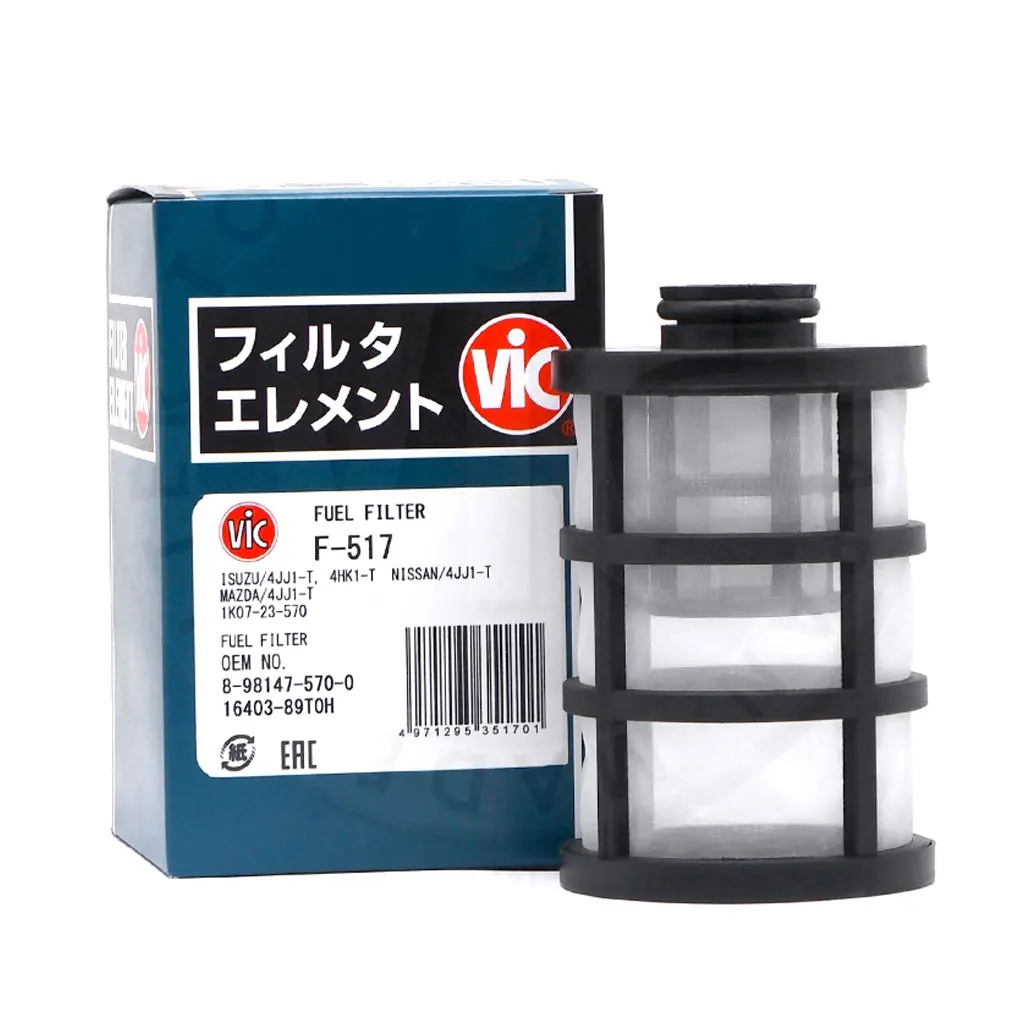Vic Fuel Filter Element Type F-517 For Isuzu Nqr 4Hk1 11-15,Elf 4Jj1-T 1