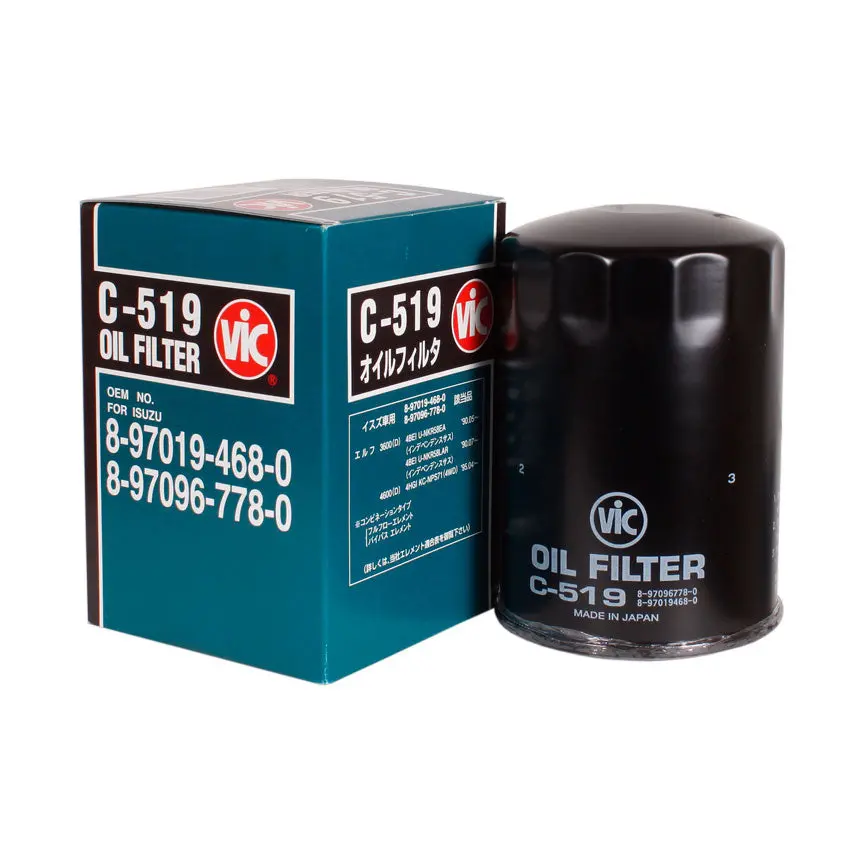 Vic Oil Filter C-519 For Isuzu 4Be1 1