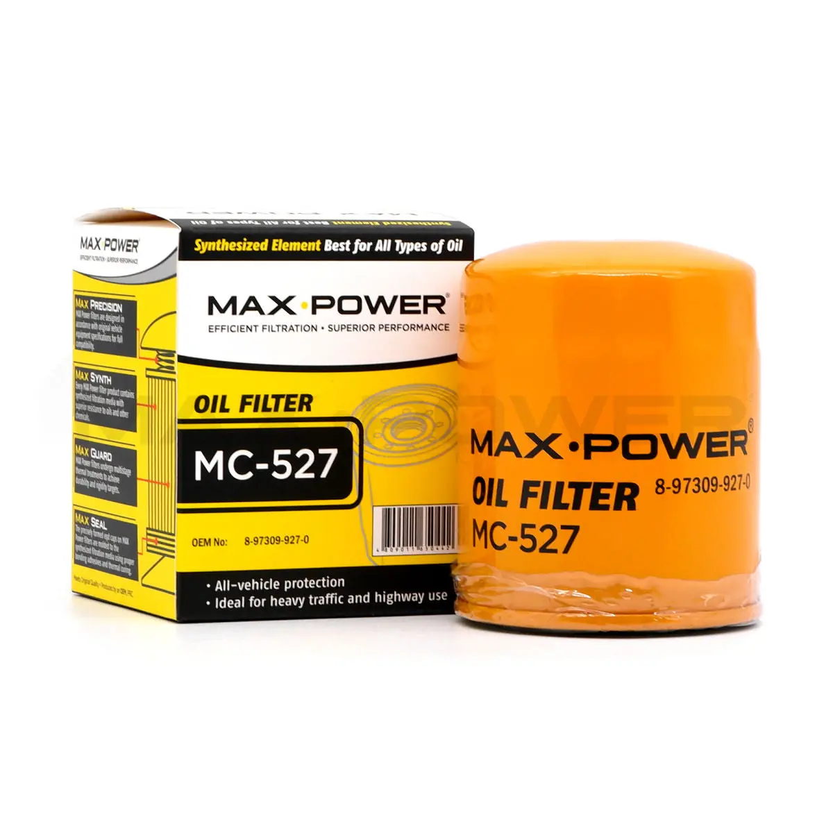 Max Power Oil Filter Mc-527 For Isuzu D-Max 2002-, Crosswind 2007-2019 1