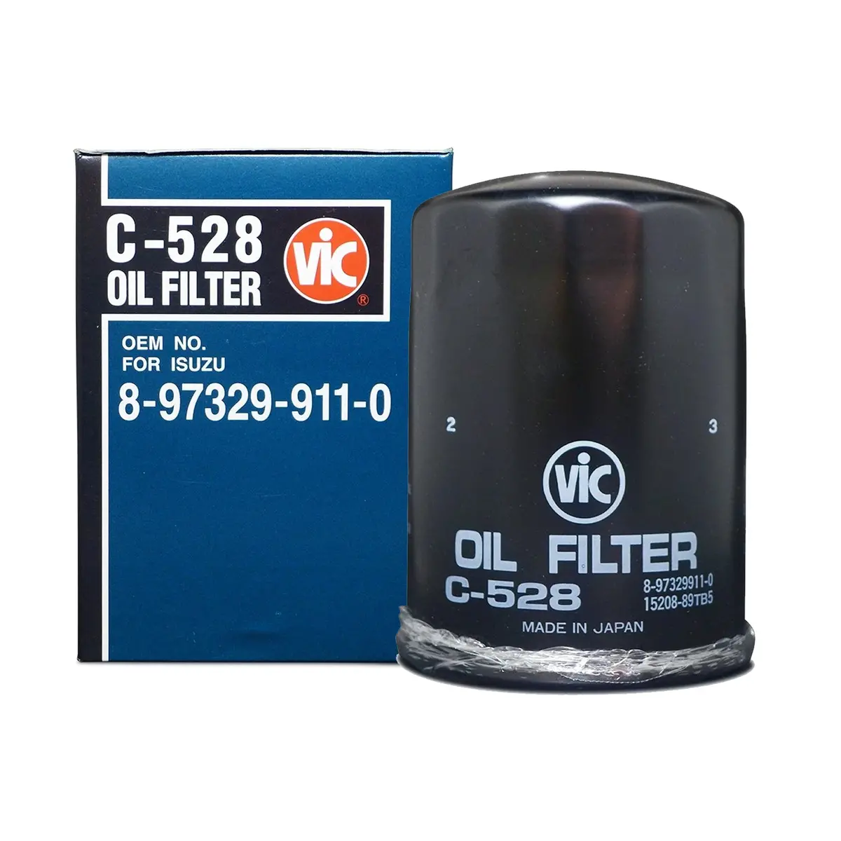 Vic Oil Filter C-528 For Isuzu Nhr, D-Max, Mu-X, Nlr77e 1
