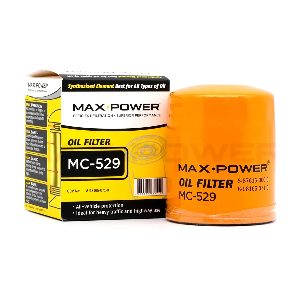 Max Power Oil Filter Mc-529 For D-Max, Mu-X 2014- 1