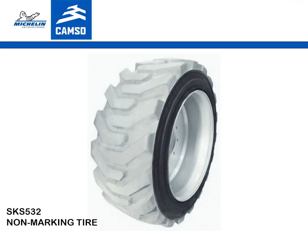Camso Sks532 Tire For Skid Steers, (Grey) Non-Marking 1