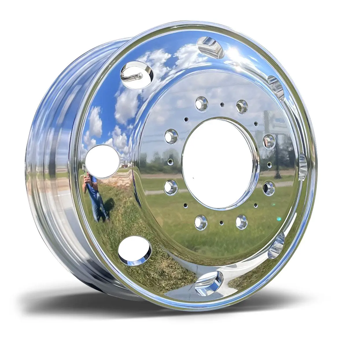 17.0X6.00 Northstar 8X200mm Hub Pilot Mirror Polished Both Sides (Ford F350 Drw 2005-Present) 1