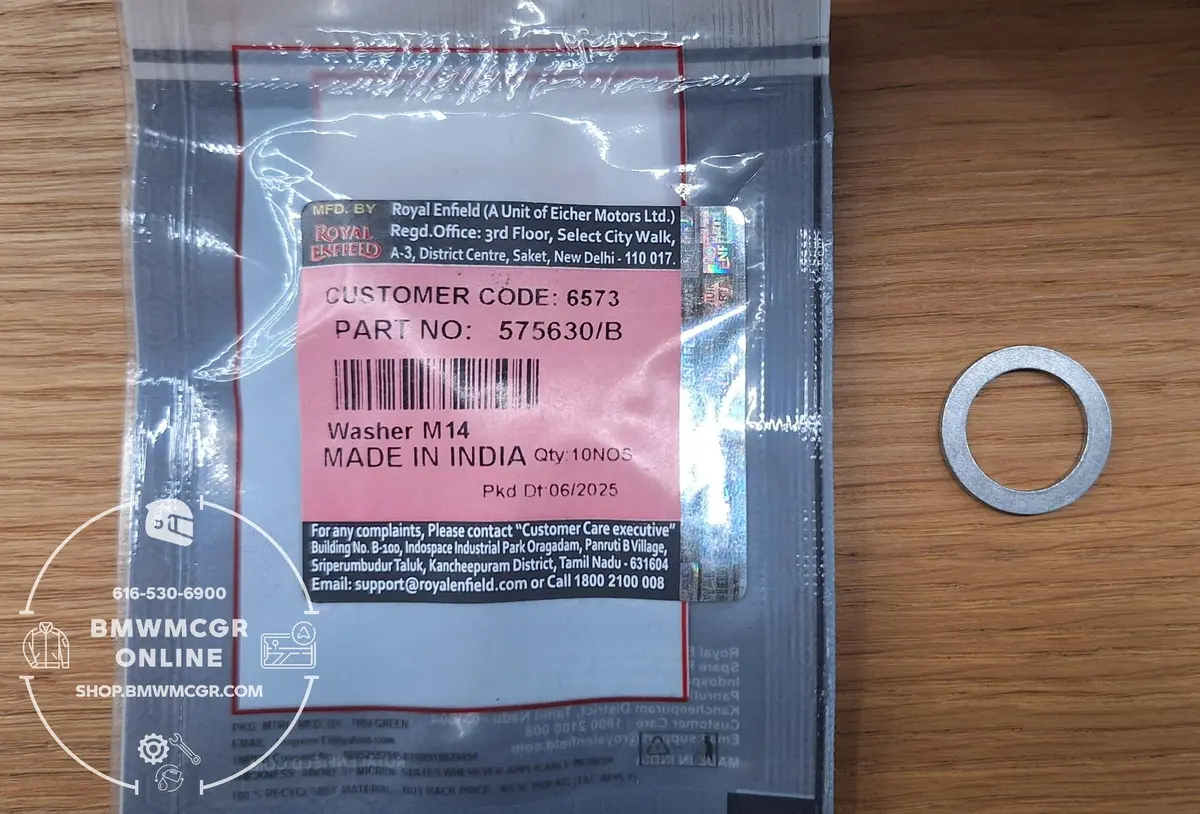 Royal Enfield Oil Drain Plug Washer For 650 Models 1