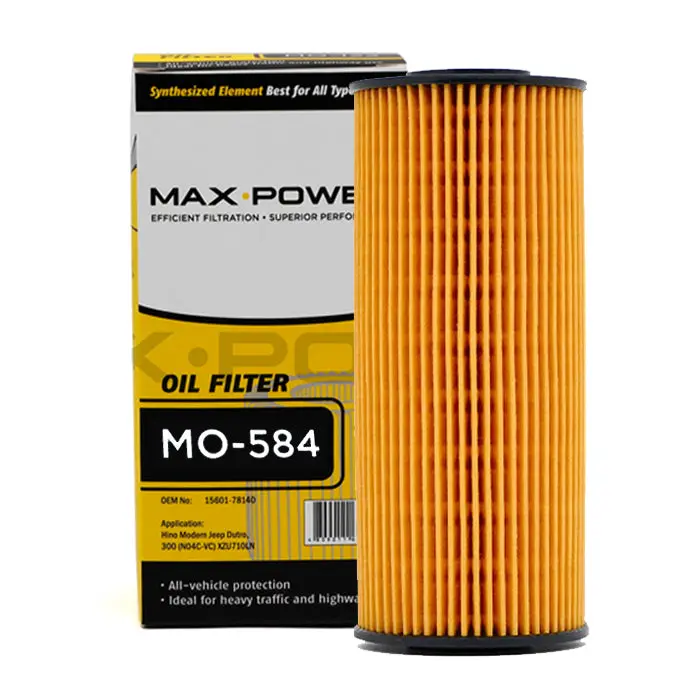 Max Power Oil Filter Mo-584 For Isuzu Nlr, Nmr, Npr85 Bluepower 4Jj1 2007-2013 1